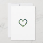 Invitation au Baby shower des bois (Dos)