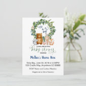 Invitation au Baby shower des bois (Debout devant)