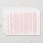 Invitation au Baby shower des bois Neige d'hiver r (Dos)