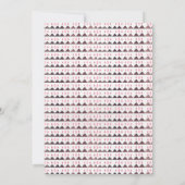 Invitation au Baby shower des jeunes filles de Boh (Dos)