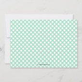 Invitation au Baby shower des oeufs de Pâques de B (Dos)