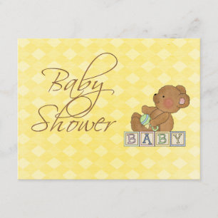 Invitation au Baby shower des petits bébés