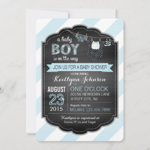 Invitation au Baby shower des plongeurs et des cra