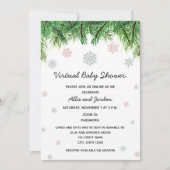 Invitation au Baby shower d'hiver (Devant)