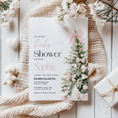 Invitation au Baby shower d'hiver, Baby shower Bow