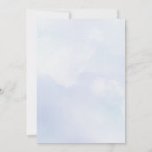 Invitation au Baby shower d'hiver Elephant Snowfla (Dos)