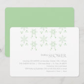 Invitation au Baby shower d'hiver| Neutre (Devant / Derrière)