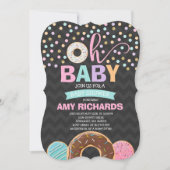 Invitation au Baby shower Donut Ne Sprinkle Douche (Devant)