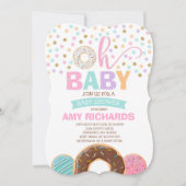 Invitation au Baby shower Donut Ne Sprinkle Douche (Devant)