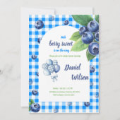Invitation au Baby shower du bleuet (Devant)