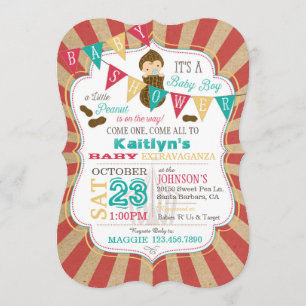 Invitation au Baby shower du Carnaval de Little Pe