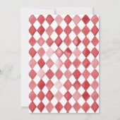 Invitation au Baby shower du Carnaval | Douche cir (Dos)