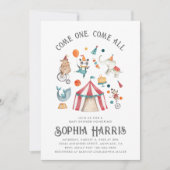 Invitation au Baby shower du Carnaval | Douche cir (Devant)