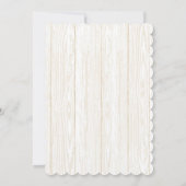 Invitation au Baby shower du coeur de Woodland (Dos)