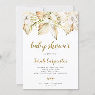 Invitation au Baby shower du désert de Boho