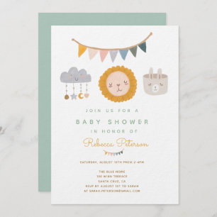 Invitation au Baby shower du lion