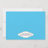 Invitation au Baby shower du lion de baseball (Dos)