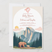 Invitation au Baby shower du parc national | Baby  (Devant)