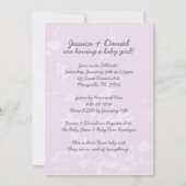 Invitation au Baby shower du poulailler (Dos)