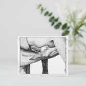 Invitation au Baby shower du poulailler (Debout devant)