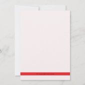 Invitation au Baby shower d'un avion de Valentine (Dos)