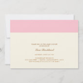 Invitation au baby shower {little baby} (Dos)