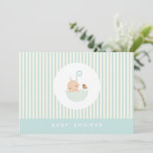 Invitation au baby shower {little baby} (Debout devant)