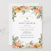 Invitation au Baby shower Little Cutie (Devant)