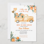 Invitation au Baby shower Little Cutie (Devant)