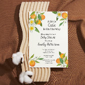 Invitation au Baby shower Little Cutie
