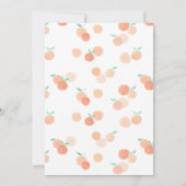 Invitation au Baby shower Little Cutie (Dos)