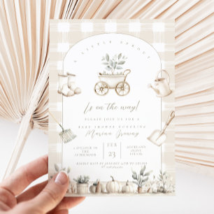 Invitation au Baby shower Little Sprout