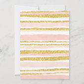 Invitation au Baby shower longue distance Rainbow (Dos)