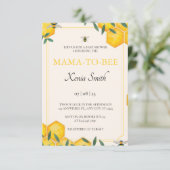 Invitation au baby shower Mama-to-bee (Debout devant)