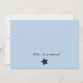 Invitation au Baby shower Monkey Rocker (Dos)