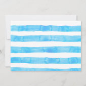 Invitation au baby shower Narwhal (Dos)