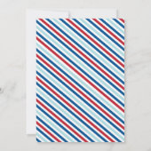 Invitation au Baby shower Nautical Ahoy Boy (Dos)