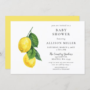 Invitation au Baby shower neutre pour le genre cit