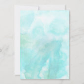 Invitation au Baby shower neutre pour les hommes e (Dos)