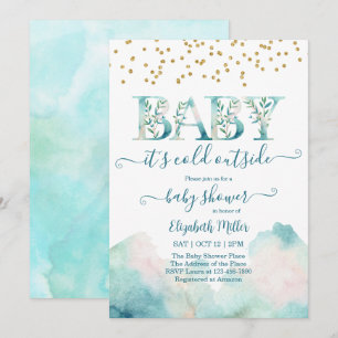 Invitation au Baby shower neutre pour les hommes e