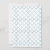 Invitation au baby shower orange (Dos)