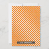 Invitation au Baby shower Orange Truck (Dos)