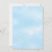 Invitation au Baby shower pilote et avion (Dos)