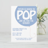 Invitation au Baby shower POP (Debout devant)