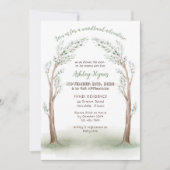 Invitation au baby shower pour bébés animaux de bo (Devant)