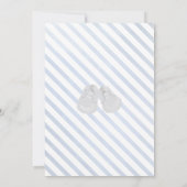 Invitation au Baby shower pour petits ours (Dos)