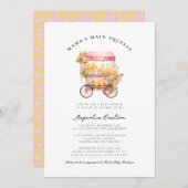 Invitation au Baby shower principal de Squeeze de  (Devant / Derrière)