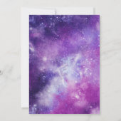 Invitation au Baby shower spatial | Baby shower sp (Dos)