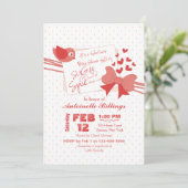 Invitation au Baby shower sucre et épices (Debout devant)