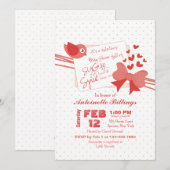 Invitation au Baby shower sucre et épices (Devant / Derrière)